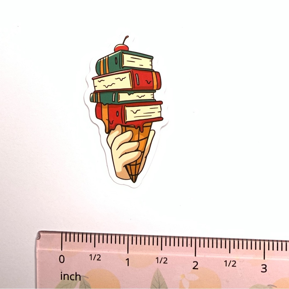 Books Vinyl Sticker - Picture 2 of 2